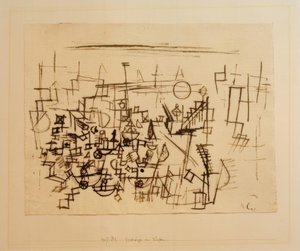Multitud en el puerto de Paul Klee